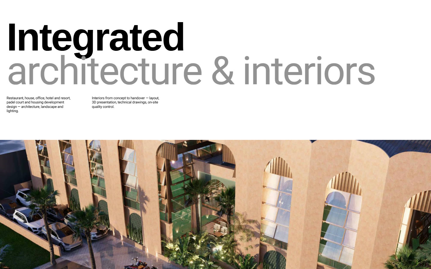 Markstudios Website, about section