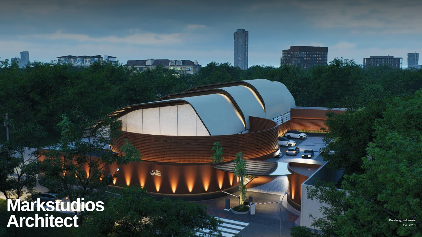 Markstudios Website, opening view